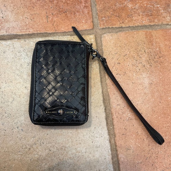 Elliott Luca leather clutch wallet - Picture 1 of 3